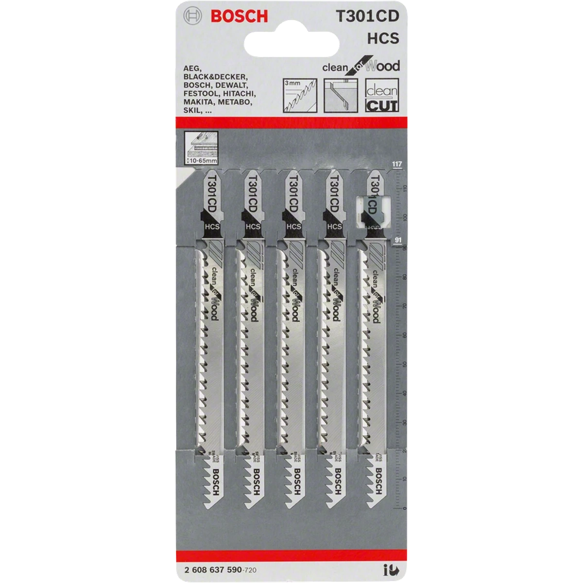 Jigsaw blade T 301 CD image 1