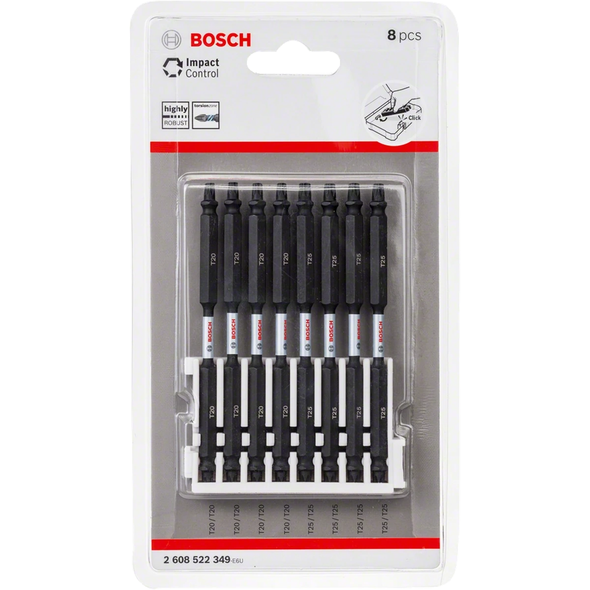 Impact Control Screwdriver Bit pack, 8-piece image 1