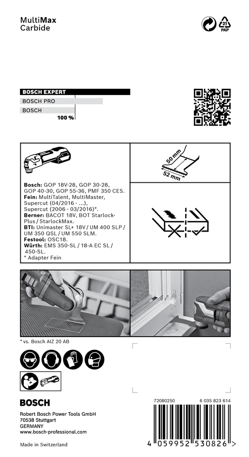 EXPERT PAII 52 APIT MultiMax Plunge Cut Blade image 4