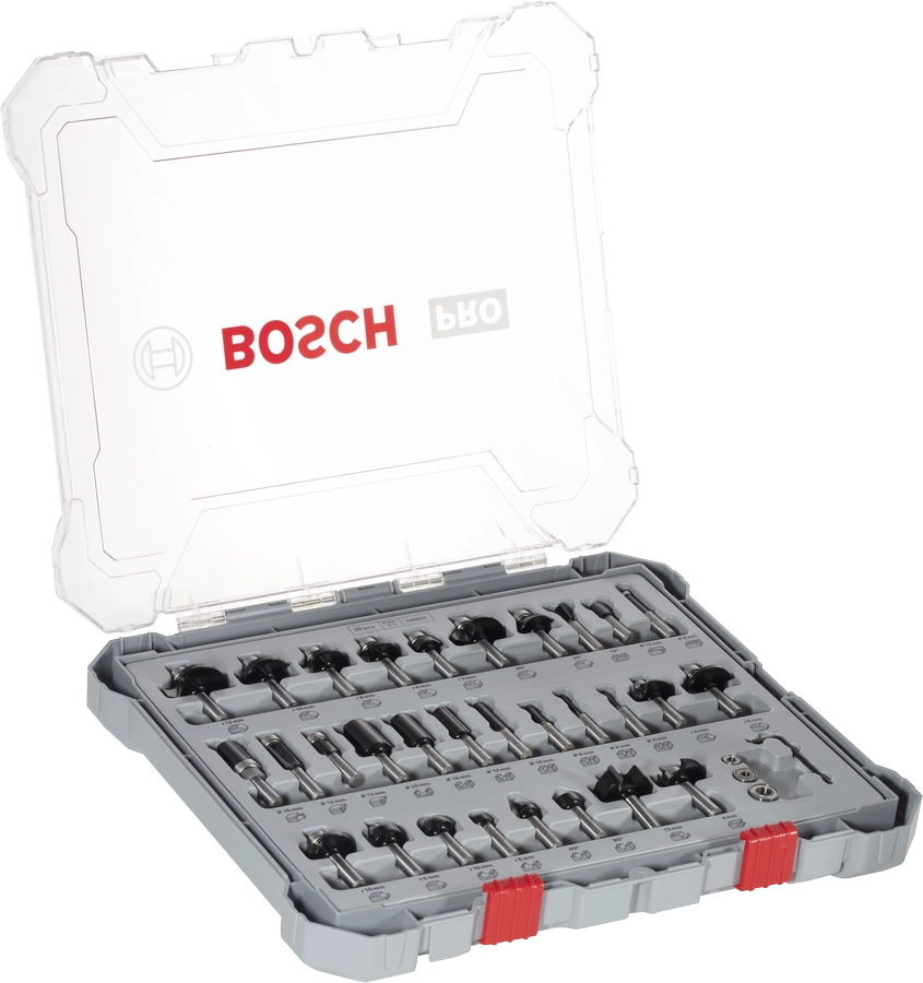 PRO Router Bit Mixed Set, 30 pcs image 1