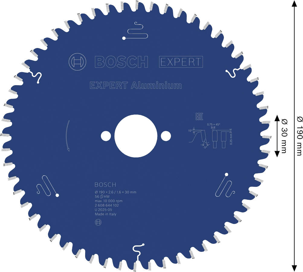 EXPERT Aluminium Circular Saw Blade image 3