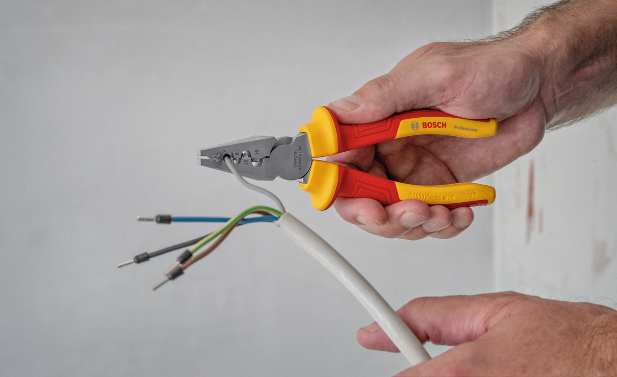 VDE Crimping Pliers 180 mm Professional image 7