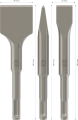 PRO SDS plus-4C Chisel Set image 3