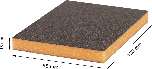 EXPERT S473 Flex Sanding Pad 98 x 120 x 13 Medium
