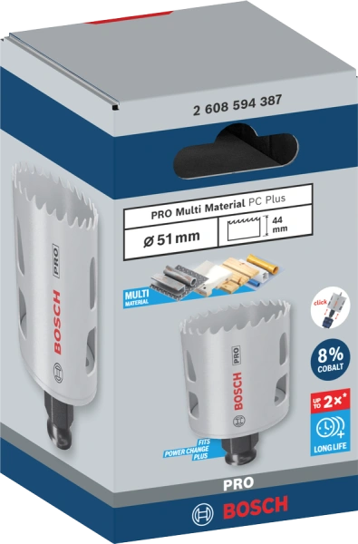 PRO Multi Material PC Plus Hole Saw 14 44
