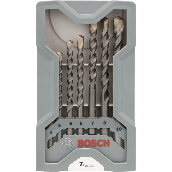 7-piece CYL-3 concrete drill bit set 4/5/6/6/7/8/10 mm