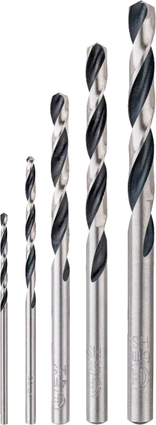 HSS Twist Drill Bit PointTeQ Set, 5-Pieces