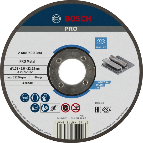 PRO Metal Bonded Cutting Disc
