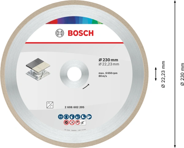 Ceramic Diamond Cutting Disc  230 22.23 1.9 7 1 Pcs