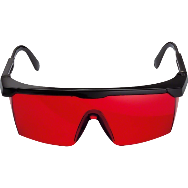 Laser viewing glasses (red) Professional