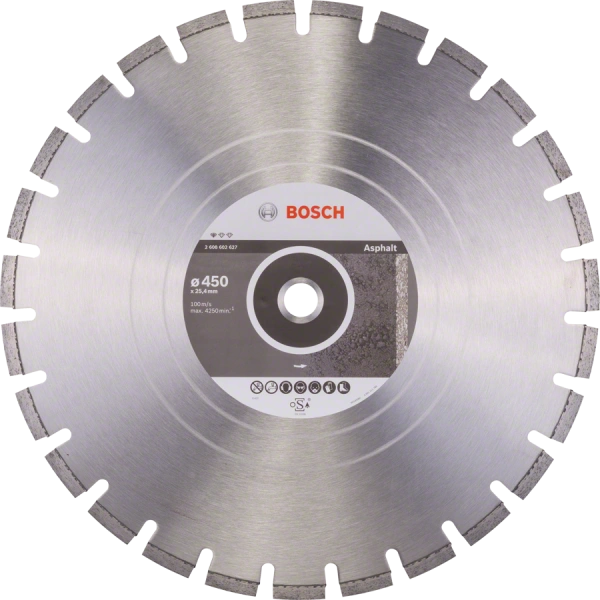 Standard for Asphalt Diamond Cutting Disc Bosch 