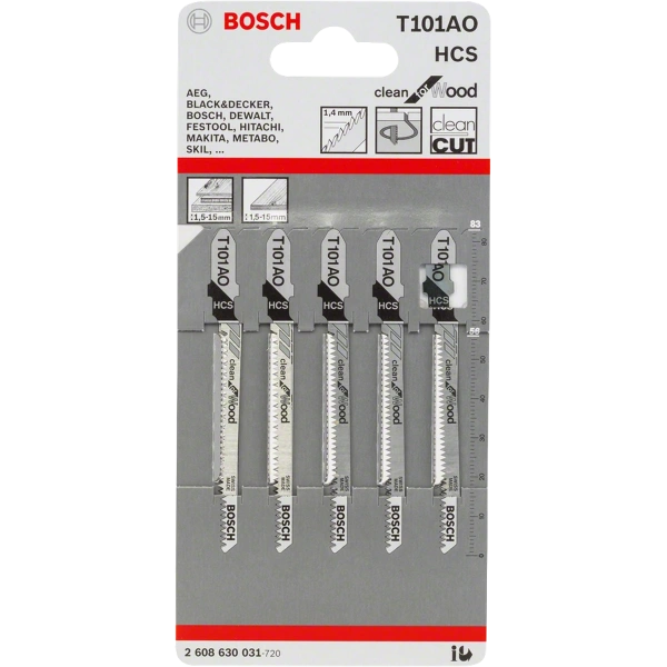 Jigsaw blade T 101 AO Bosch 