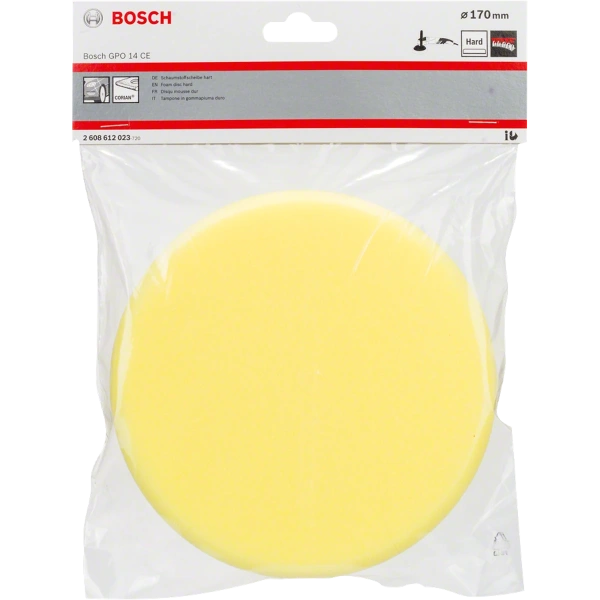 Hard foam disc (yellow), 170 mm diameter Bosch 