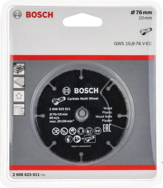 Carbide Multi Wheel cutting disc Bosch 