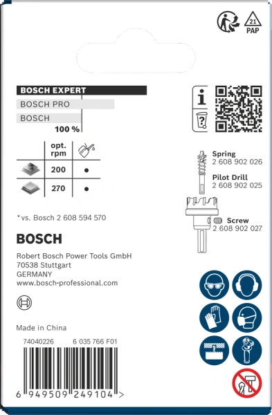 EXPERT Sheet Metal arbored Hole Saw image 3