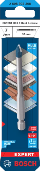 EXPERT HEX-9 Hard Ceramic Drill Bit image 2