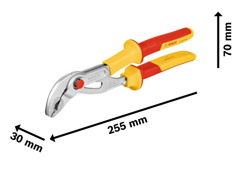 VDE Water Pump Pliers 250 mm Professional image 6