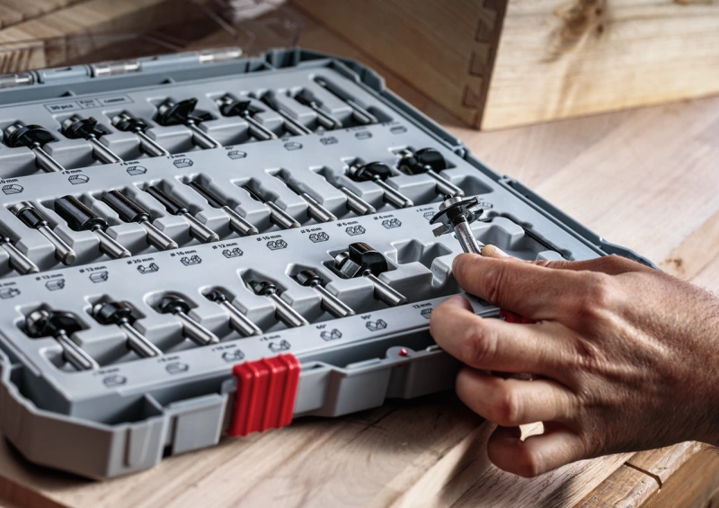 PRO Router Bit Mixed Set, 30 pcs Bosch 