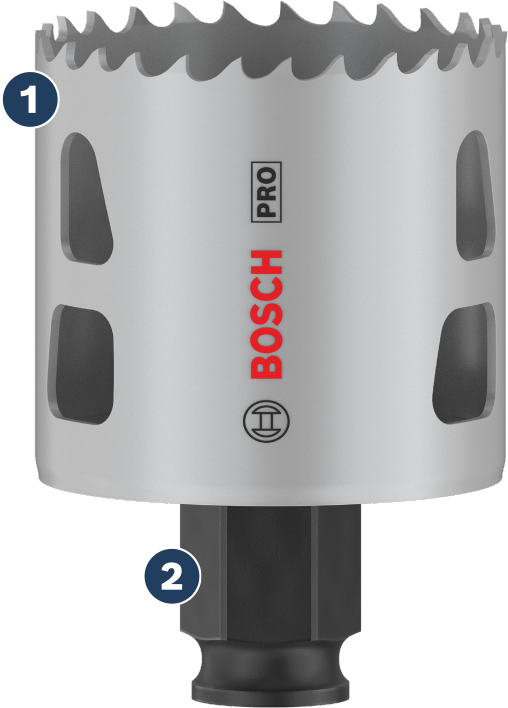 Long Life cutting holes in various materials