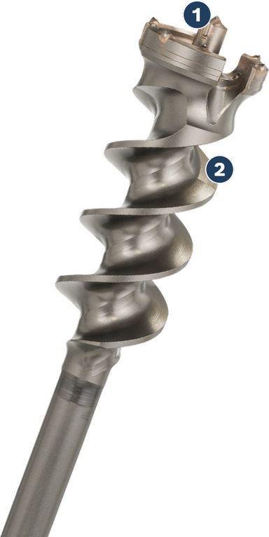 Long Life drilling in concrete