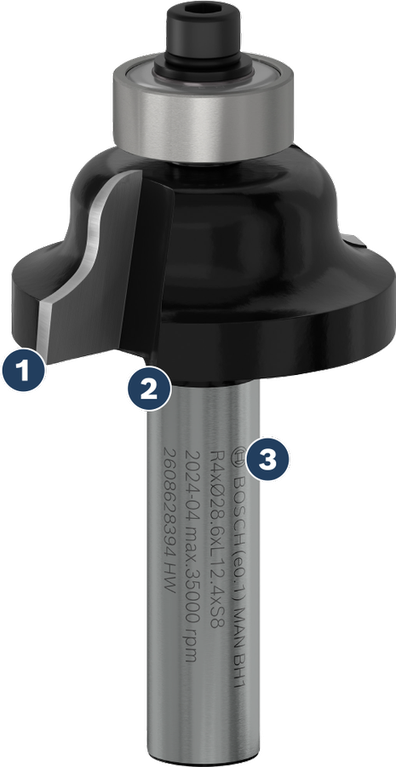 Precision cutting decorative edges in wood