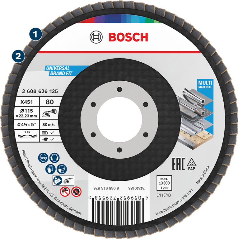 Reliable sanding and cleaning metal and wood